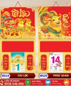 Bìa Lò Xo Giữa Bế Nổi - HN18 - Tài Lộc + HN20 - Phúc Xuân