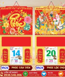Bìa Lò Xo Giữa Bế Nổi - HN26 - Phúc Tân Niên + HN28 - Phúc Lộc Thọ