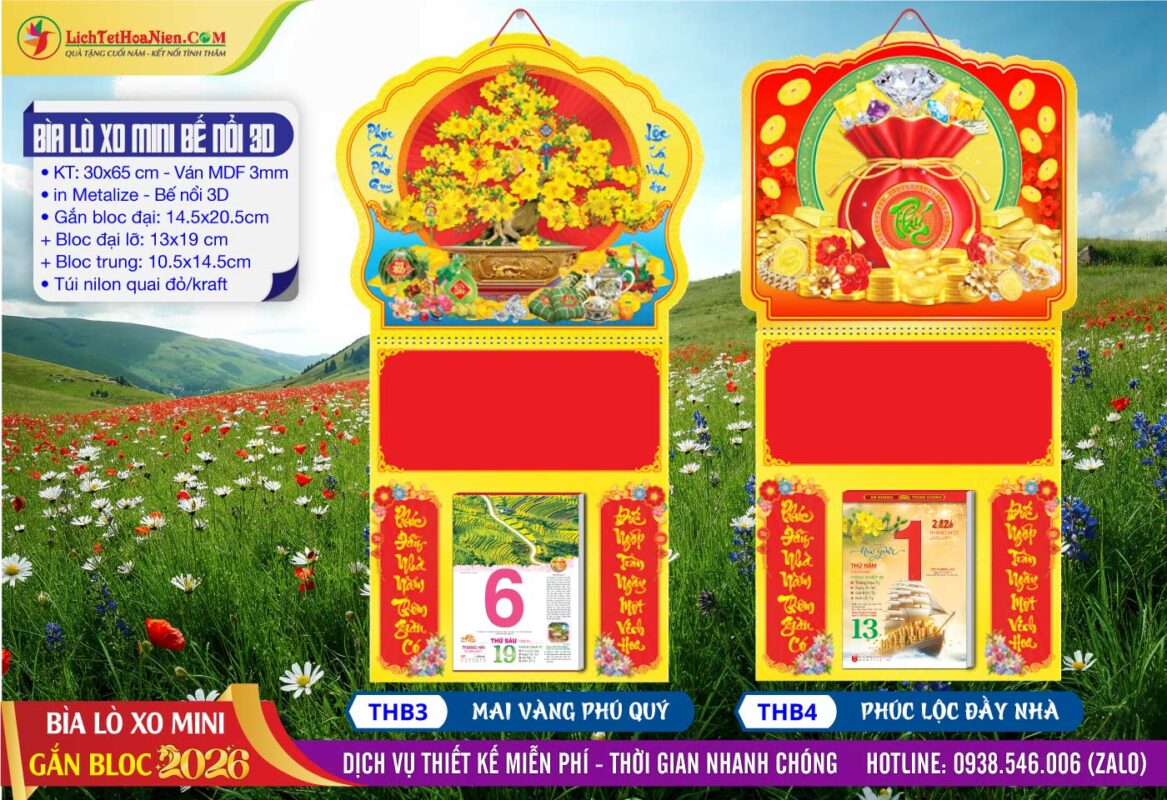 Mã Số: THB3 - Mai Vàng Phú Quý + THB4 - Phúc Lộc Đầy Nhà