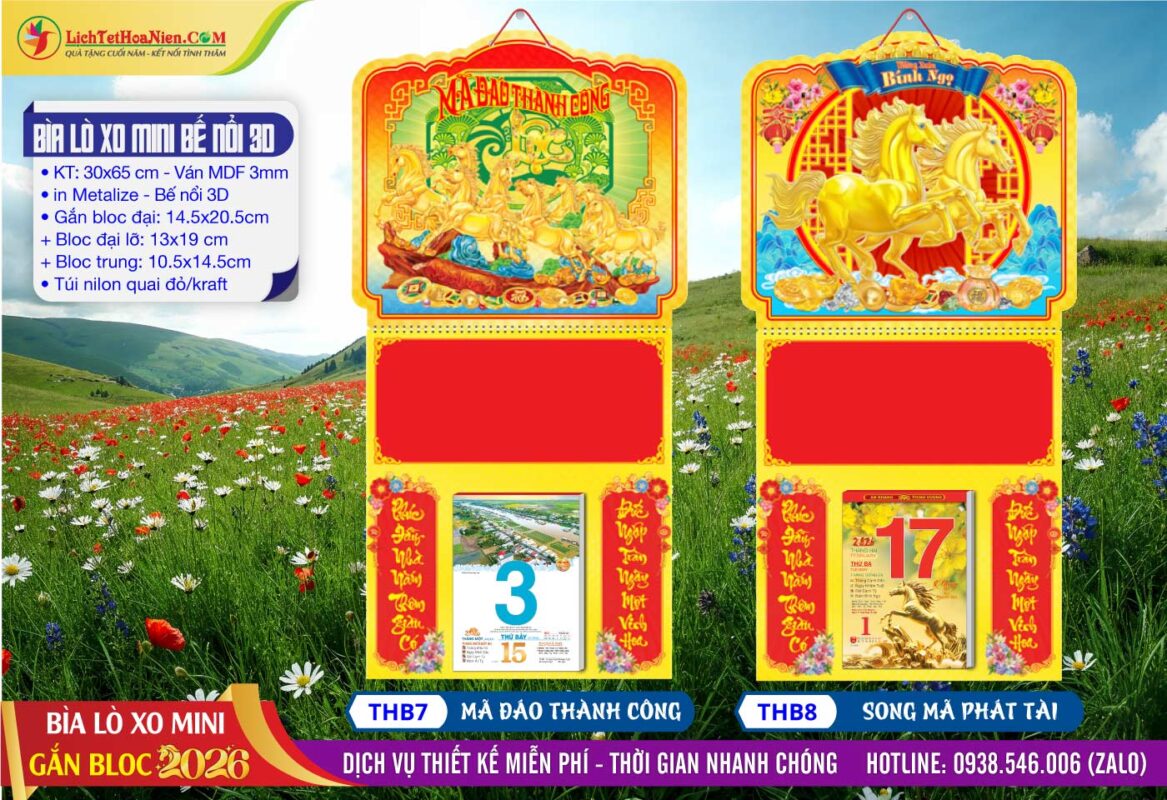 Mã Số: THB7 - Mã Đáo Thành Công + THB8 - Song Mã Phát Tài