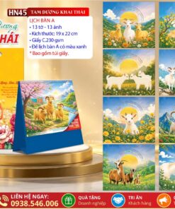 Lịch Để Bàn (19x22cm) - HN45 - Tam Dương Khai Thái