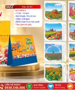 Lịch Để Bàn (19x22cm) - HN51 - Sắc Xuân