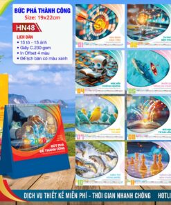 Lịch Để Bàn A (19x22cm) - HN48 - Bức Phá Thành Công
