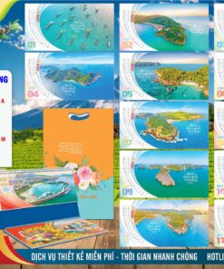 Lịch Để Bàn A & M (24x18cm) - HN59 - Biển Đảo Quê Hương