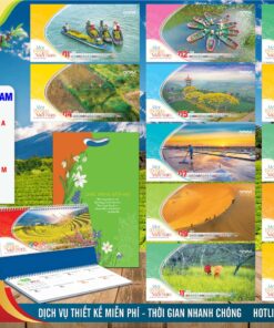 Lịch Để Bàn A & M (24x18cm) - HN60 - Một Thoáng Việt Nam