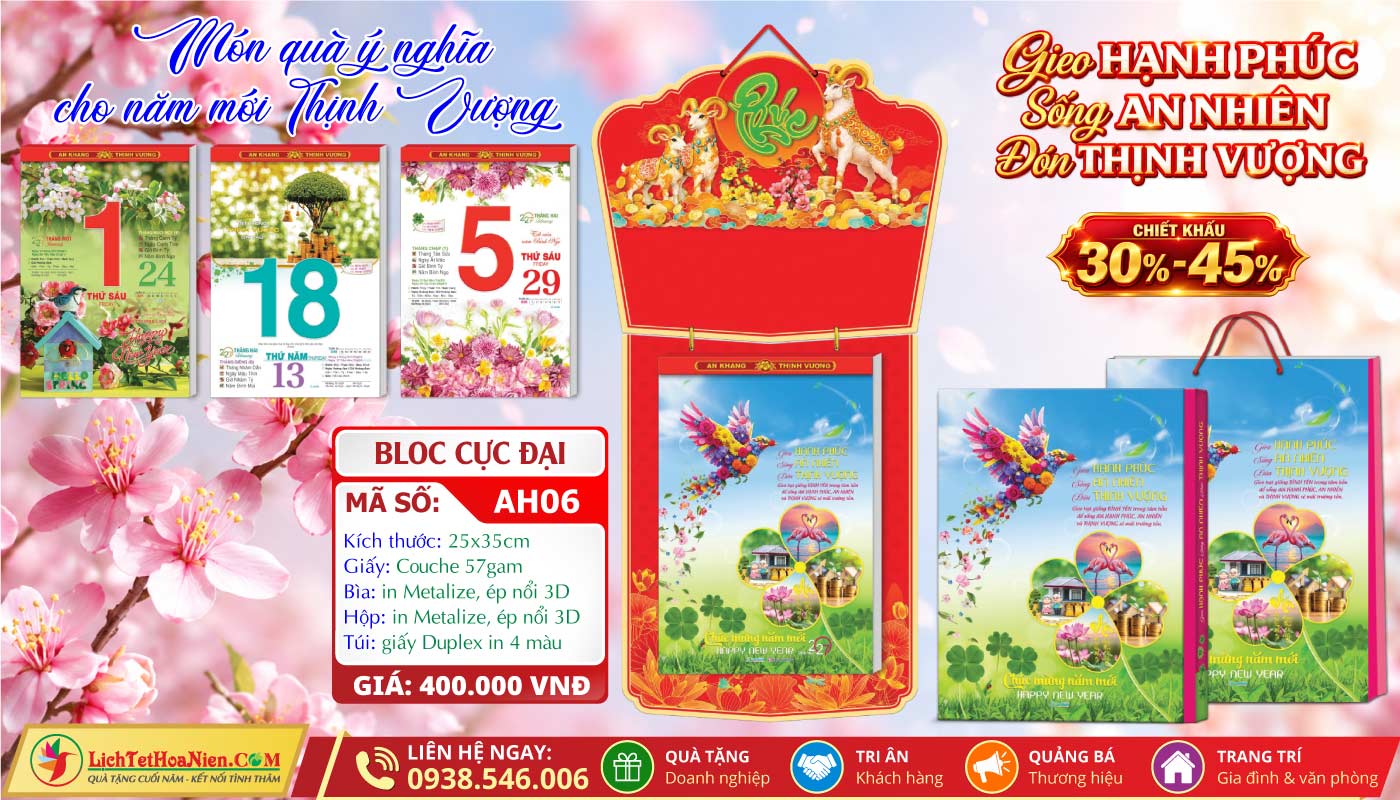 Mã Số: AH06 - Gieo Hạnh Phúc Sống An Nhiên Đón Thịnh Vượng