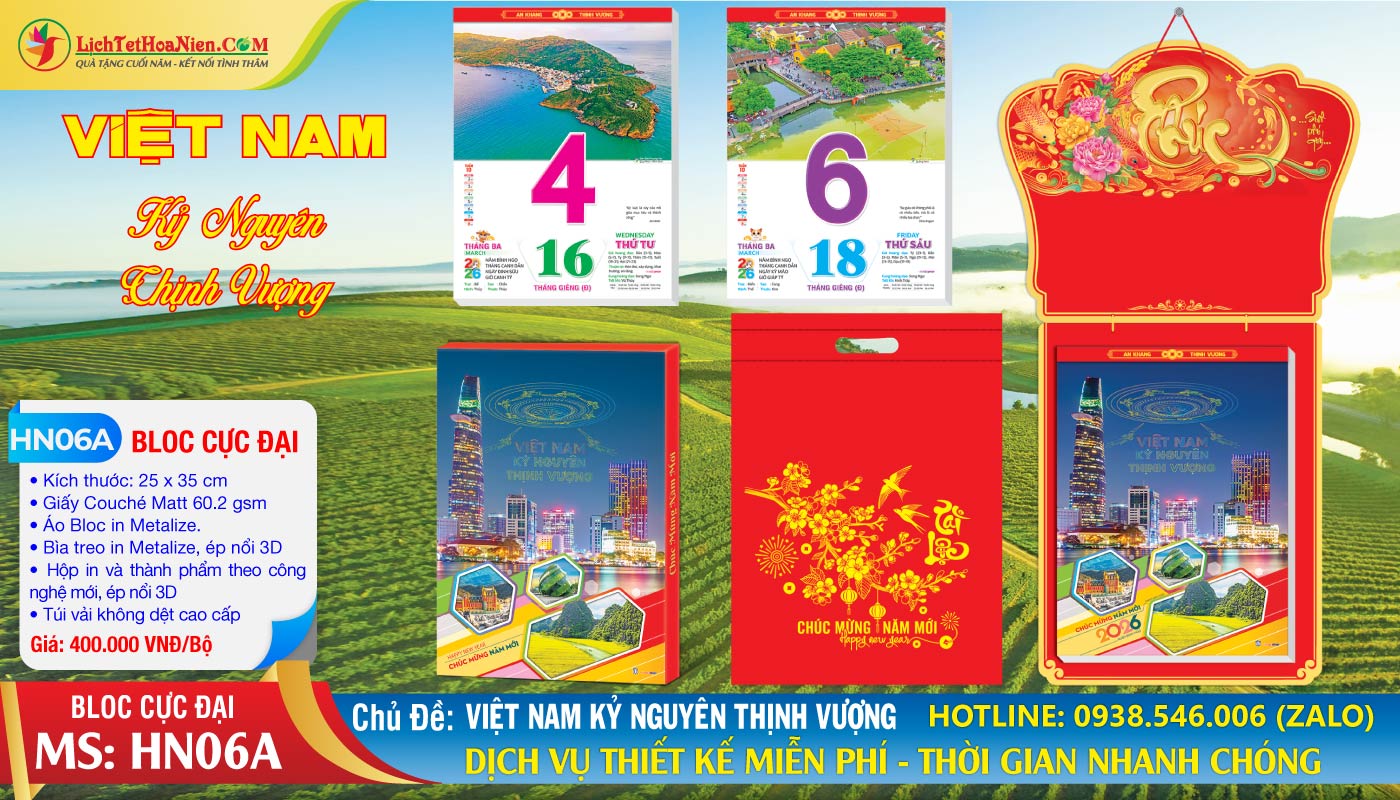 Mã Số: HN06A - Việt Nam Kỷ Nguyên Thịnh Vượng