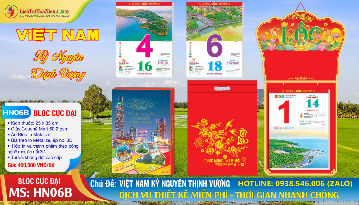 Mã Số: HN06B - Việt Nam Kỷ Nguyên Thịnh Vượng