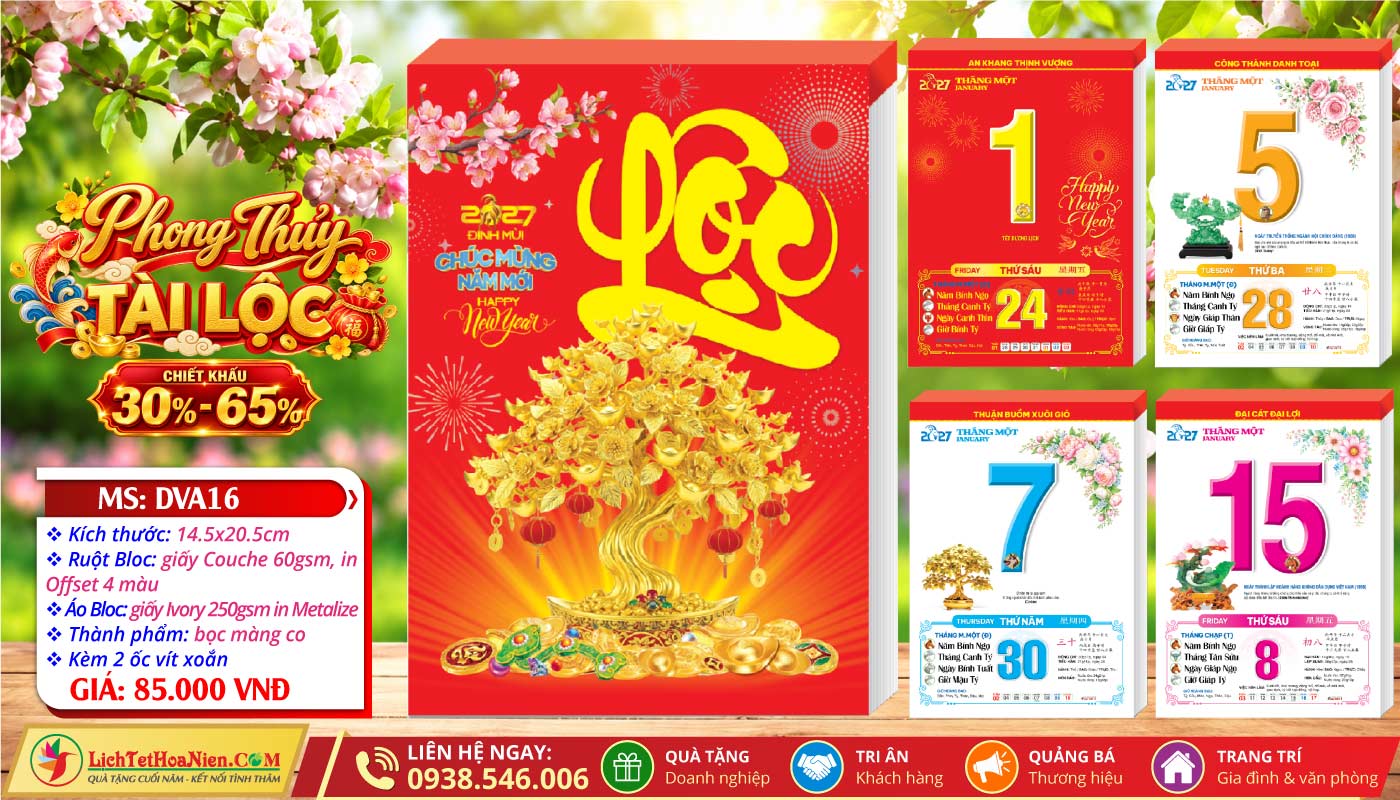 Mã Số: DVA16 - Phong Thủy Tài Lộc