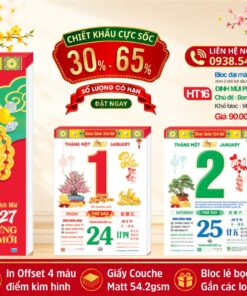 MS: HT16 - Đinh Mùi Phát Tài (Bloc Lẻ)