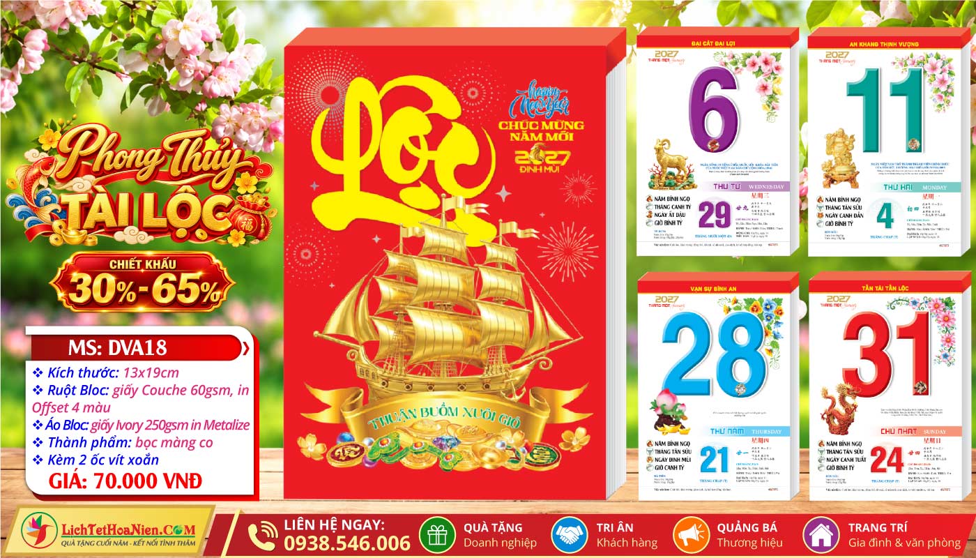 Mã Số: DVA18 - Phong Thủy Tài Lộc