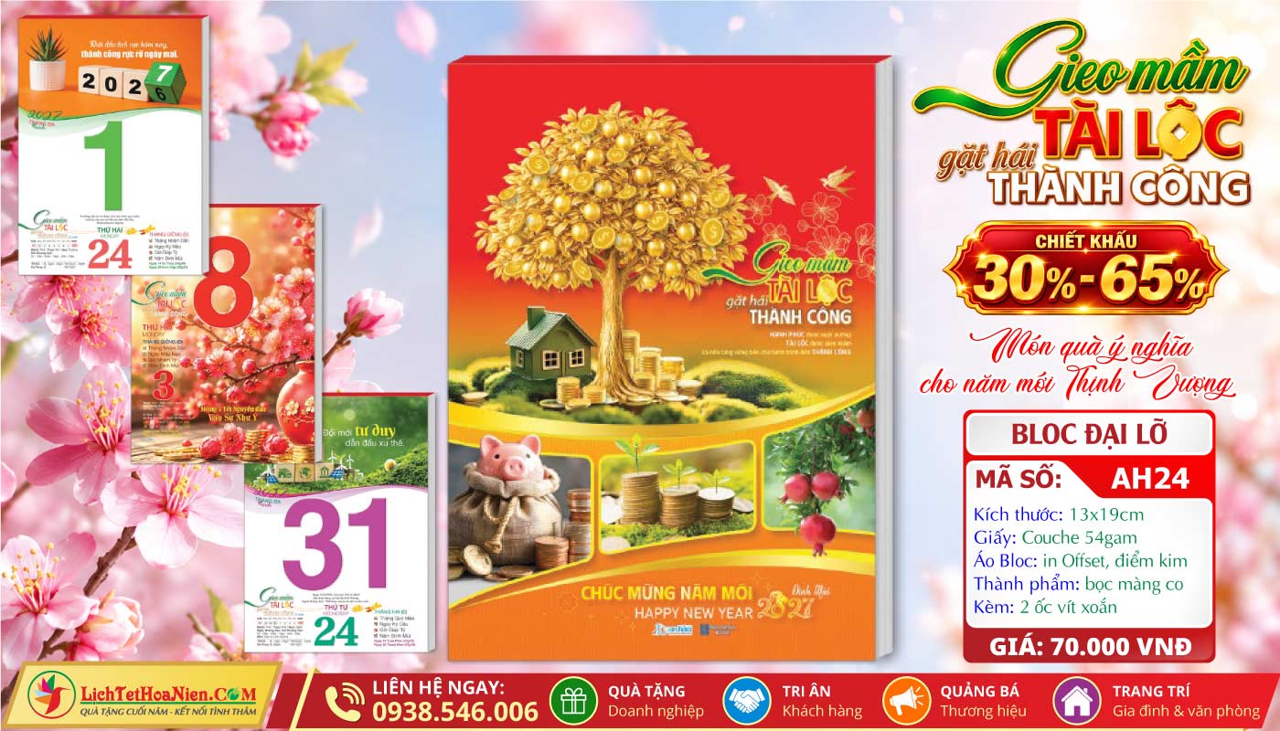 Mã Số: AH24 - Gieo Mầm Tài Lộc Gặt Hái Thành Công