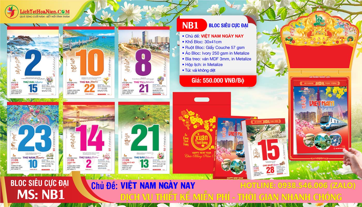 Mã Số: NB1 - Việt Nam Ngày Nay