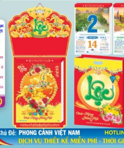 Bloc Siêu Cực Đại Đặc Biệt (38x53cm) - MS: HT1 - Chủ Đề: Phong Cảnh Việt Nam - Đầu Treo: Mã Đáo Thành Công