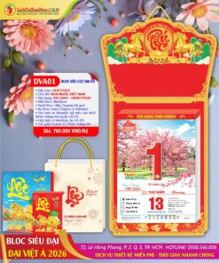 Bloc Siêu Cực Đại Đặc Biệt Đại Việt Á 2026 - Mã Số: DVA01 - Non Nước Việt Nam - Đầu Treo Chữ Phúc