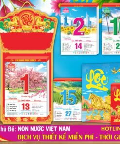 Mã Số: DVA01 - Non Nước Việt Nam - Đầu Treo Chữ Phúc