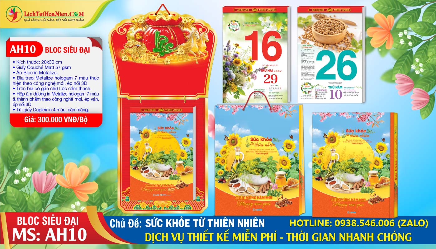 Mã Số: AH10 - Sức Khỏe Từ Thiên Nhiên
