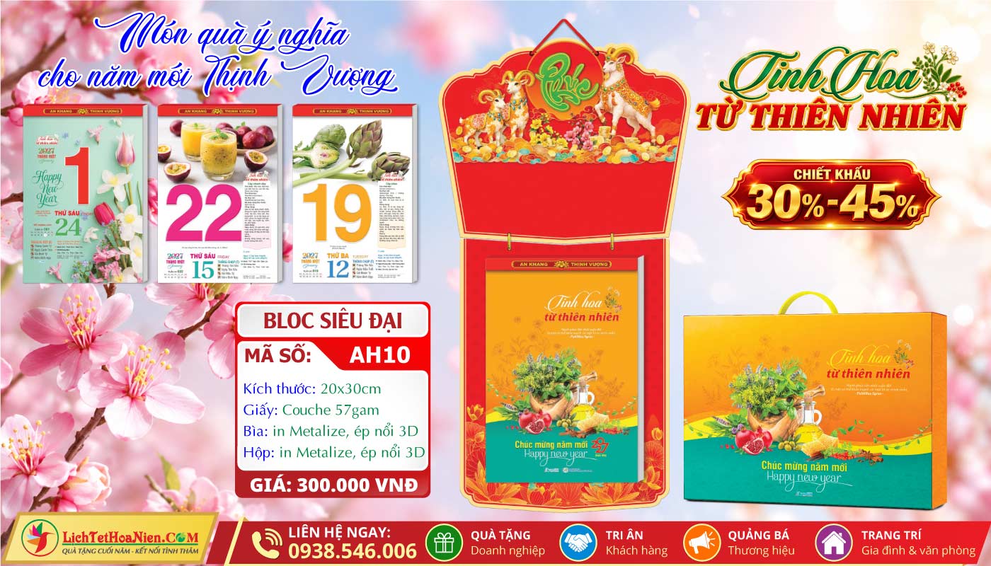 Mã Số: AH10 - Tinh Hoa Từ Thiên Nhiên