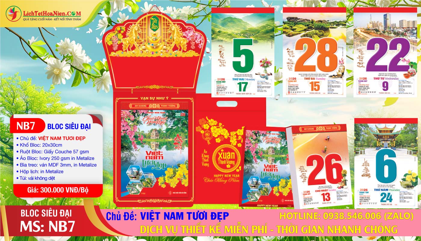 Mã Số: NB7 - Việt Nam Tươi Đẹp