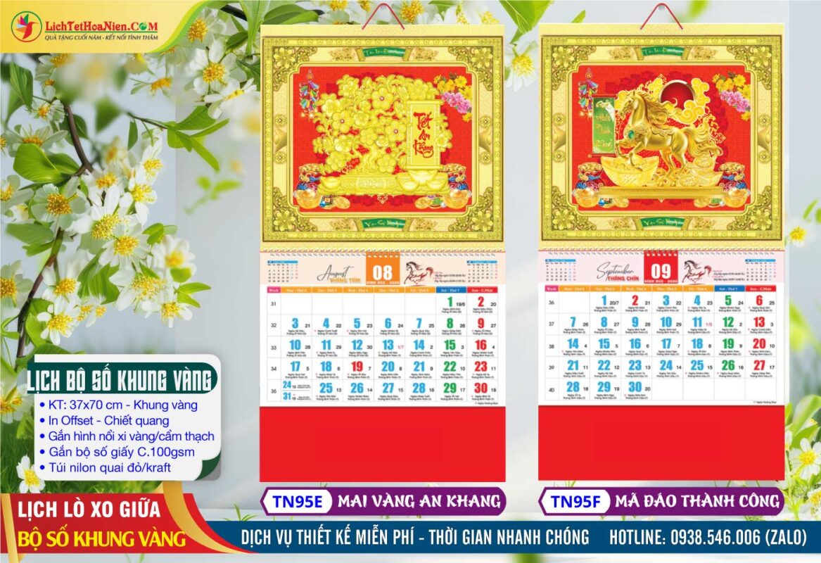 Mã Số: TN95E - Mai Vàng An Khang + TN95F - Mã Đáo Thành Công