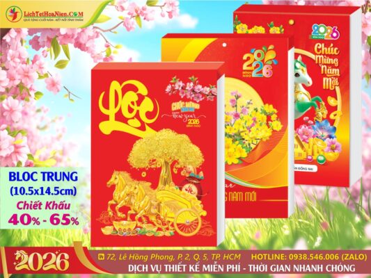 Lịch Bloc Trung Màu 2026