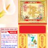 Bìa Khung Vàng Hoa Xuân Khai Lộc