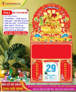 Bìa Lò Xo Giữa Dán Nổi Mã Đáo Thành Công