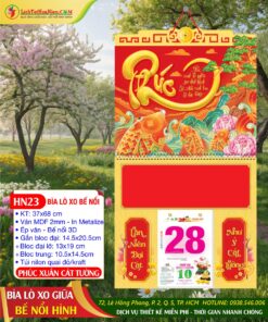 Bìa Lò Xo Giữa Bế Nổi Phúc Xuân Cát Tường