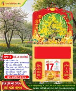 Bìa Lò Xo Giữa Bế Nổi Hoa Khai Phú Quý