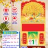 Mã Số: HN22 | Bìa Lò Xo Giữa Bế Nổi - Kim Tiền