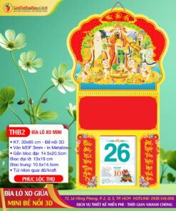 Bìa Lò Xo Mini Bế Nổi Phúc Lộc Thọ