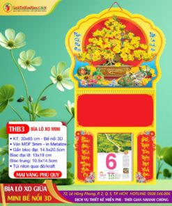 Bìa Lò Xo Mini Bế Nổi Mai Vàng Phú Quý