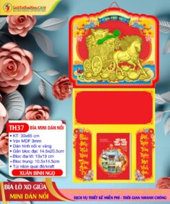 Bìa Lò Xo Mini Dán Nổi Xuân Bính Ngọ