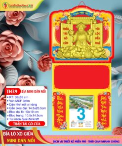 Bìa Lò Xo Mini Dán Nổi Thần Tài Gõ Cửa