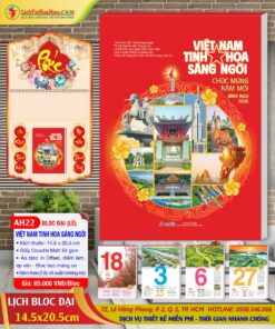 Bloc Đại Việt Nam Tinh Hoa Sáng Ngời (Bloc Rời)