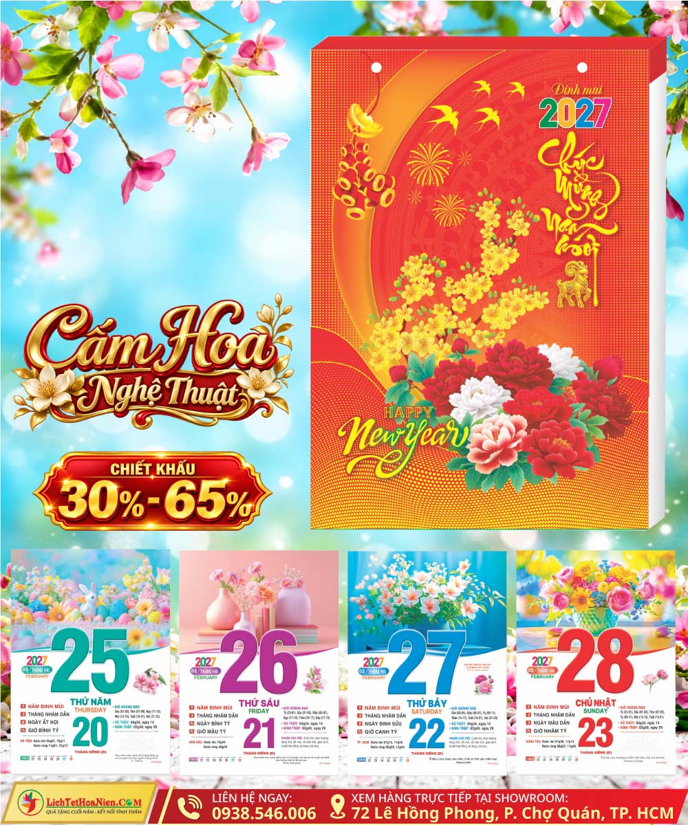 Bloc Đại Cắm Hoa Nghệ Thuật