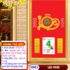 Mã Số: HNE3 | Khung Phú Điêu (47x67cm) - Lộc Phúc