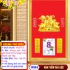 Mã Số: HNE4 | Khung Phú Điêu (47x67cm) - Kim Tiền Tài Lộc