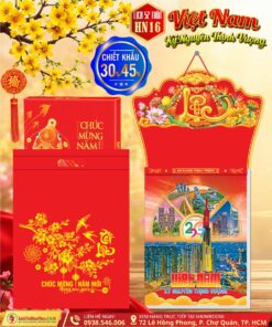 Mã Số: HN16 | Lịch 52 Tuần (30x40cm) - Việt Nam Kỷ Nguyên Thịnh Vượng