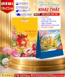 Mã Số: HN45 - Lịch Để Bàn (19x22cm) - Tam Dương Khai Thái