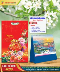 Lịch Để Bàn Sắc Màu Quê Hương