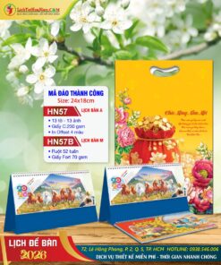 Lịch Để Bàn Mã Đáo Thành Công